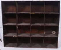 A large vintage early 20th century woode