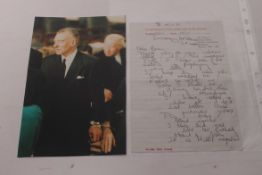 A  Reg Kray Prison letter from HM Prison