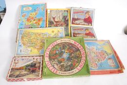 A good collection of vintage jigsaw puzz