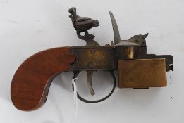 A Dunhill tinder pistol table lighter in