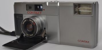 An original Contax T camera, complete wi