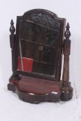A Victorian mahogany dressing table swiv