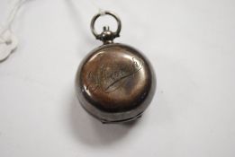 An Edwardian 1908 silver hallmarked circ