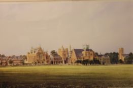 2 large framed and glazed prints of Clif