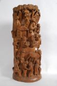 A large Africa tribal wooden carving in