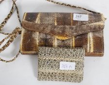 A good 20th century ladies snakeskin eve