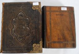 An Olive Wood bound family bible togethe