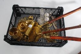 A collection of assorted items (mostly b