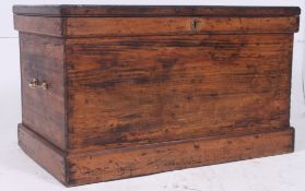 A 19th century pine and mahogany crossba