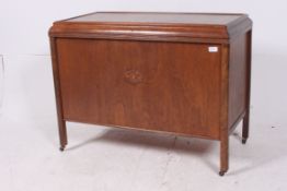 A 1930's Oak Blanket Box.  H79cm x W93cm