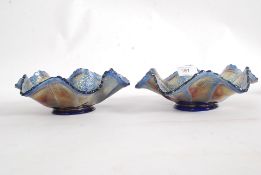 A pair of early 1900's Fenton Bon bon Di