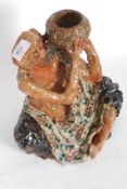 Japanese signed Sumida Gawa art pottery