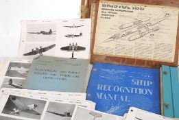 A collection of military paperwork to in