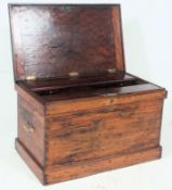 A 19th century pine and mahogany crossba