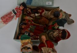 A collection of vintage dolls circa 1950