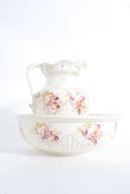 A 19th century Staffordshire Jug & Bowl