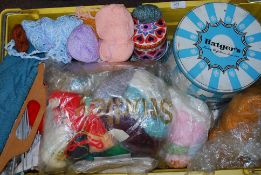 A large amount of sewing and knitting re