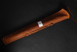 A vintage leather cased Mono tripod comp