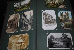 POSTCARDS collection in huge album appro