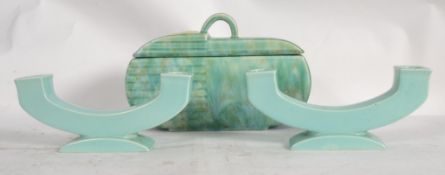 ART DECO CERAMICS; A collection of Art D