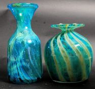 2 Pieces of 20th century Mdina studio ar