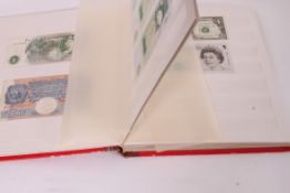 An album of stamps and assorted vintage