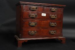 An early 20th century mahogany apprentic