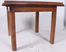 A 1930's Art Deco walnut refectory draw