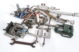 A collection of vintage welding items, t