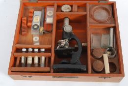 A Milbro microscope kit comprising acces