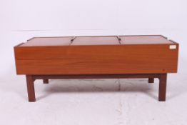 A Danish 1960's modular 3 section box li