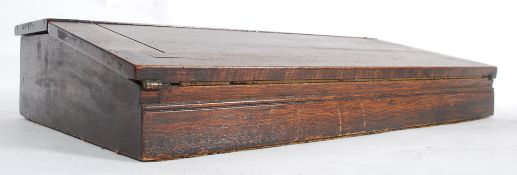 A Georgian 19th century rosewood and bra