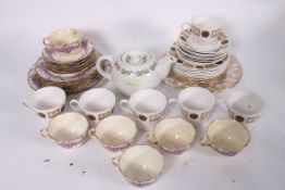 A 1930's Tuscan china part tea service c