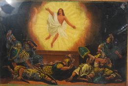 A 19th century framed eclesiastical prin