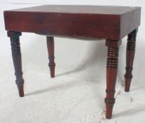 A 19th century Victorian bidet stool hav