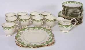 A 1930's Tuscan China ' Plant ' part tea