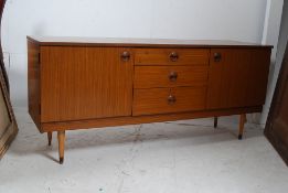 A retro vintage 20th century teak veneer