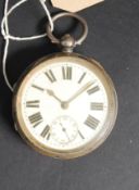 A 19th century silver hallmarked pocket