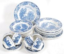 A quantity of Royal Tudor blue and white