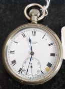 A silver 935 H Samuel pocket watch ' Acm
