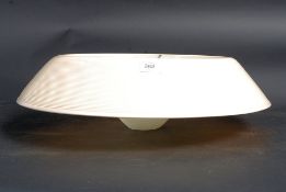 A retro 1950's three chain hanging ribbe