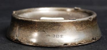 A silver hallmarked cheroot / cigarette