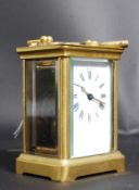 An early 20th century brass cased carria