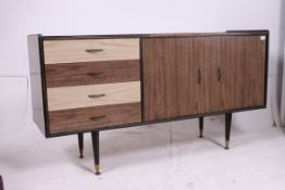 A fabulous 1960's two tone formica  side