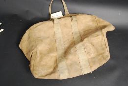 A 2nd world war military issue canvas ho