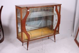 A fabulous retro teak 1960's display cab