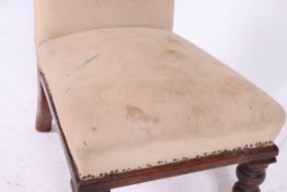 A 19th century mahogany Prie Dieu / pray