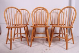 A set of 6 20th century beech wood Winds