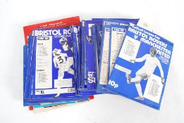 FOOTBALL PROGRAMMES; A collection of 197