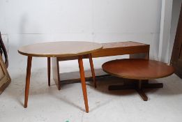 A retro vintage 1970's low tiled top cof